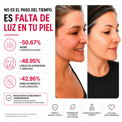 LUMINÉVA™ Máscara LED Facial – Tu piel 10 años más joven desde la primera semana